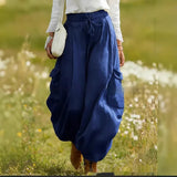 Drawstring Elastic Waist Loose-Fit Casual Trousers | 5 Colors