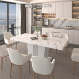 Extendable Dining Room Table for 6-10, Modern All