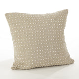 Fennco Styles French Knot Design Down Filled Cotton Throw Pillow