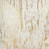 Fennco Styles Distressed Metallic Foil Design Cotton Throw Pillow - Gold Throw Pillow for Couch, Living Room and Bedroom Décor
