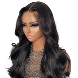 180% Density HD Lace Front Body Wave Wig | Pre-Plucked | Brazilian Remy Hair | Glueless