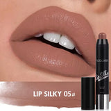 Matte 4-Color Lipstick Pen, Waterproof Long-Lasting, Easy Apply, Non-Fading, Multi-Look Lip Makeup, Unisex, Safe & Certified
