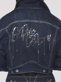 Cropped Chain Link Jacket