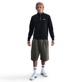 Nike Mens 1/2-Zip Fleece Top - Black