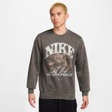 Nike Mens Sportswear Club Fleece Crewneck - Cave Stone