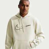 Nike Mens Fleece Hoodie - Light Khaki