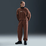 Nike Womens Sportswear Phoenix Fleece - Fauna Brown/Pale Ivory