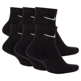 Nike Men's Everyday Cushioned 6-Pack Ankle Socks - Black