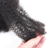 #30-#1-#30 Ombre Brown Afro Kinky Curly Bulk Human Hair | 50g Brazilian Crochet Braiding Hair Extensions (No Weft)