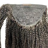 Afro Kinky Curly 100% Human Hair Ponytail Extension