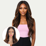 Ava Glueless 5x5 HD Lace Professionally Colored 100% Human Hair Closure Wig
