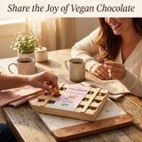 Andy Anand Cocktail-Flavored Vegan Dark Chocolates, 18 pc – Six Non-Alcoholic Flavors, 60% Cocoa Butter, Gluten-Free Birthday Gift Box