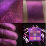 CMAADU Brand 9color Diamond Bright Eye Shadow Palette Matte Shimmer Glitter Eye Shadow Powder Cosmetic Party Makeup Kit