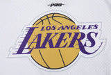Pro Standard LA Lakers Script Tail Mesh Button Down Shirt - White/Black