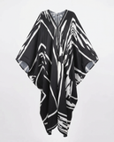 Sovereign Printed Silk Oversized Kaftan