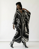 Sovereign Printed Silk Oversized Kaftan