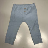 CARTERS (SET OF 2) Pull-On 100% Cotton Pants Baby Boy's Sz 9M Blue 1S99510