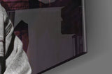 Hooded Rapper By Bridge Pink Haze Glass Wall Art