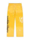 Almost Someday League Flair Sweatpants - Yellow