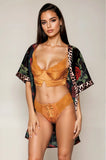 Pintucked Satin Bralette Set
