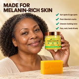 AMVital Dark Spot Duo — Turmeric Kojic Acid Soap (3-Pack) + Cleansing Pads