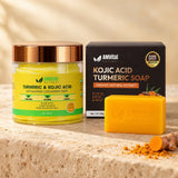 AMVital Dark Spot Duo — Turmeric Kojic Acid Soap (3-Pack) + Cleansing Pads