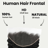 Deep Wave 13x6 HD Lace Human Hair Frontal