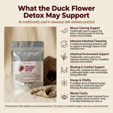 Duck Flower Detox - Flor de Pato, Palo Guaco, Dr Sebi Approved Alkaline Herbal Cleanse