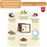 Authentic African Black Soap | Organic Skincare for Clear & Glowing Skin