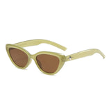 Fashion Cat Eye Sunglasses Women Men Classic Rice Nail Design