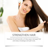 Coconut Hair Care Oil Nourishes Dry Hair, Soft And Glossy Hair Care Essential Oil Plant Essence