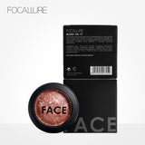 FOCALLURE Makeup Blusher Top Quality Professional Cheek 6 Colors Baked Blush Bronzer Blusher Face Contour Make Up