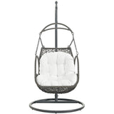Arbor Outdoor Patio Wood Swing Chair by Modway
