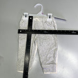 CARTERS (SET OF 2) Cotton Jogger Pants Baby's 9M Heather Grey/Ivory 1S992310