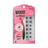 KISS Products Wicked X imPRESS Press-On Self Adhesive False Eyelashes Ozspresso 12ct - New