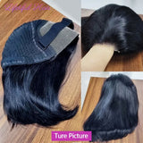 Glueless | Brazilian | Short | Bob | Human Hair | Ready To Wea | Straight r | Lace Closure Wigs