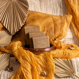 Gold Sea Moss Soap (Handmade, Vegan) With Wildcrafted Jamaican Gold Sea Moss