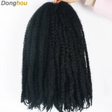 18 Inch Marley Hair for Braids | Afro Kinky Ombre | 30 Strands per Pack