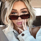BEGREAT Fashion Retro Small Rectangle Sunglasses Brand Designer Vintage Travel Female Sun Glasses Eyewear Shade UV400 Protection