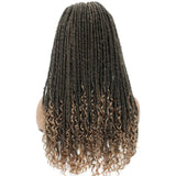 Long 22" Goddess Locs Headband Wig | Curly Ends | Soft Faux Locs | Synthetic Braids | For Women