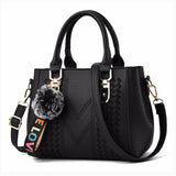 Yogodlns Embroidery Messenger Bag for Women Leather Satchel - Embroidered Design