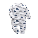 Newborn Baby Rompers Pajama Cotton Cute Letter I Love Daddy and Mummy Long Sleeve rompers Clothes For Baby Kids