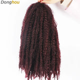 18 Inch Marley Hair for Braids | Afro Kinky Ombre | 30 Strands per Pack