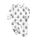 Newborn Baby Rompers Pajama Cotton Cute Letter I Love Daddy and Mummy Long Sleeve rompers Clothes For Baby Kids