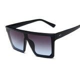 Retro Modern Elegant Square Sunglasses for Women and Lady With Big Frame Fashion Girls Sunglasses In Vintage Style With UV400 Protection