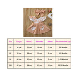 Trend New Designer Infant Baby Girl Clothes Flower Ruffle Princess Dress Sundress Outfit For Birthday With Big Bow