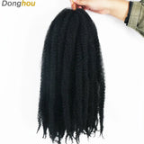 18 Inch Marley Hair for Braids | Afro Kinky Ombre | 30 Strands per Pack