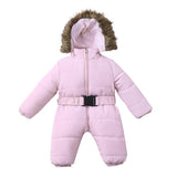 Winter Clothes For Infant Baby Hooded Warm Thick Snowsuit Jumpsuit Romper for Boys and Girls  Style
