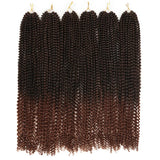 30" Passion Twist Crochet Hair - Ombre - Pre-Looped - 16 Strands/Pack - Synthetic