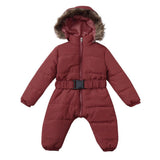 Winter Clothes For Infant Baby Hooded Warm Thick Snowsuit Jumpsuit Romper for Boys and Girls  Style